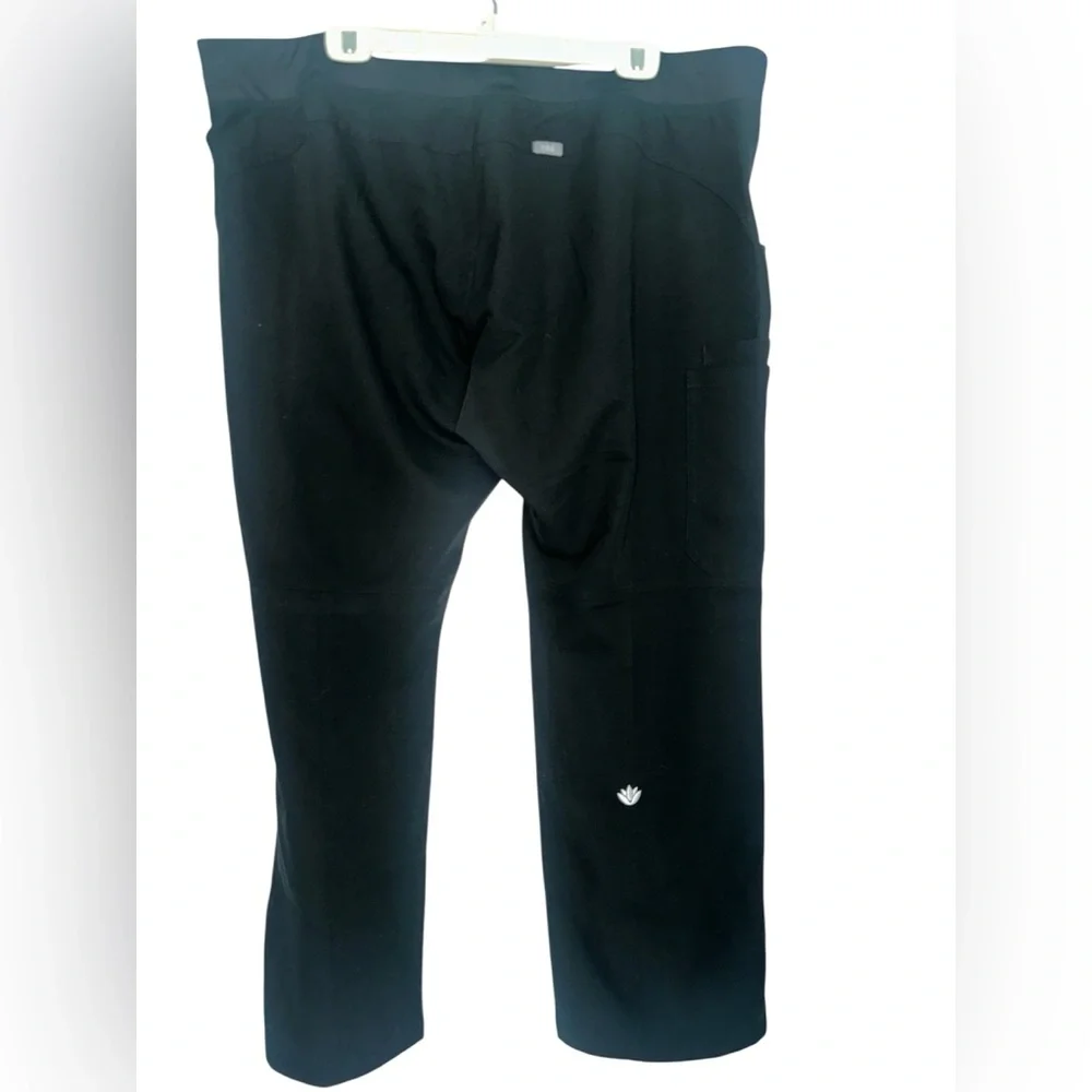 NWOT Figs Black Scrubs Tapered Fit Elastic Waist Technical Collection XXL
